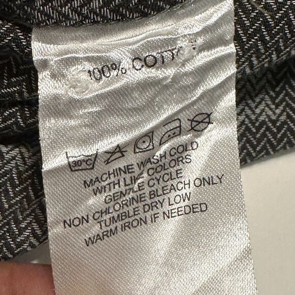 Allen Edmonds Shirt Mens Size XL Button Up Long Sleeve Grey Camouflage Print - Picture 5 of 8